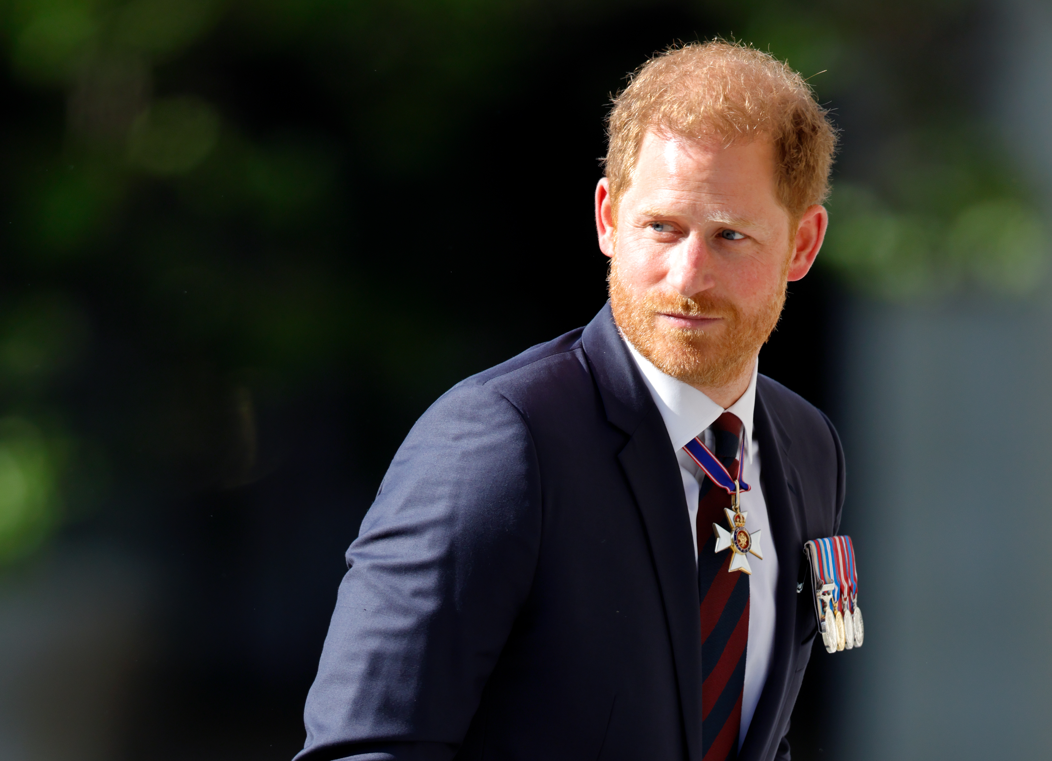 Prince Harry walking