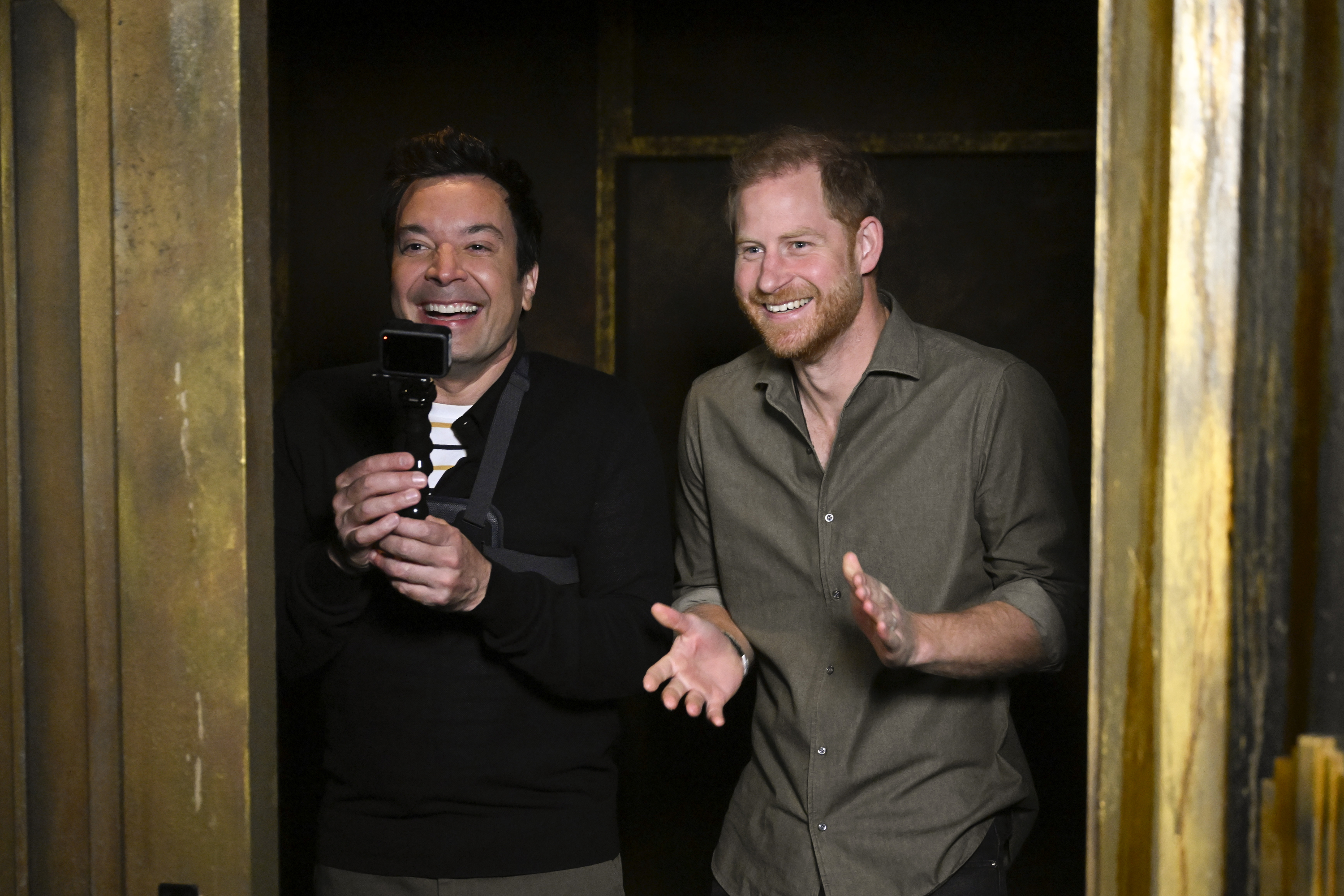 Jimmy Fallon and Prince Harry 