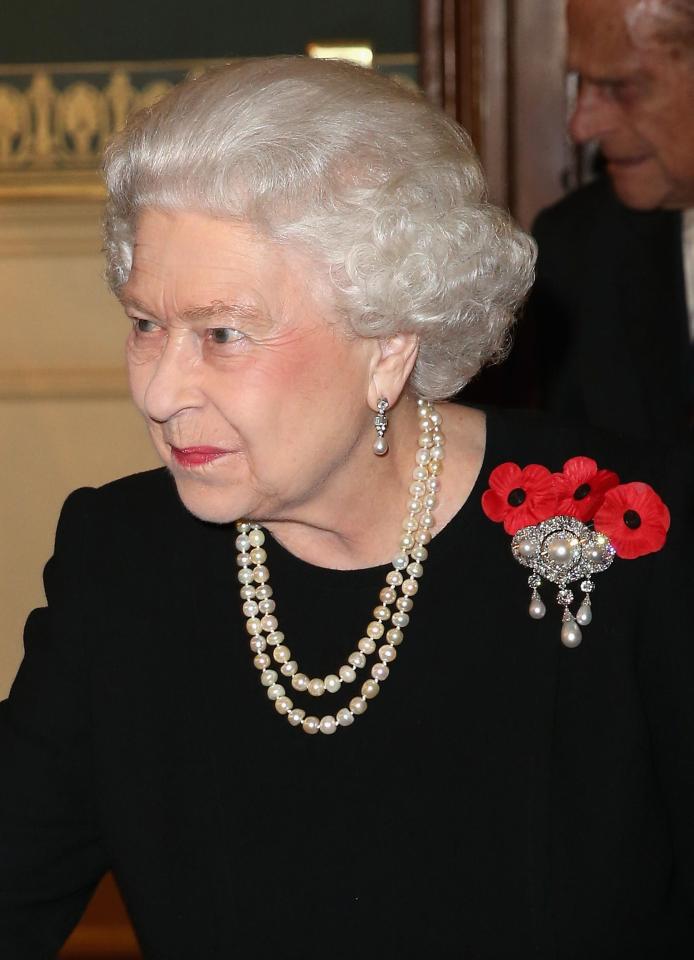 The earrings were a gift to the Queen for her wedding in 1947