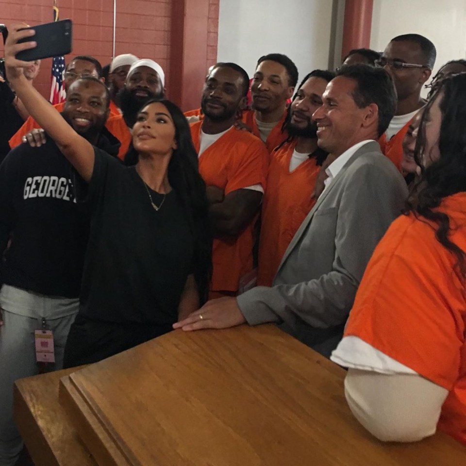 Kim is doing similar humanitarian work through her involvement in criminal justice reform