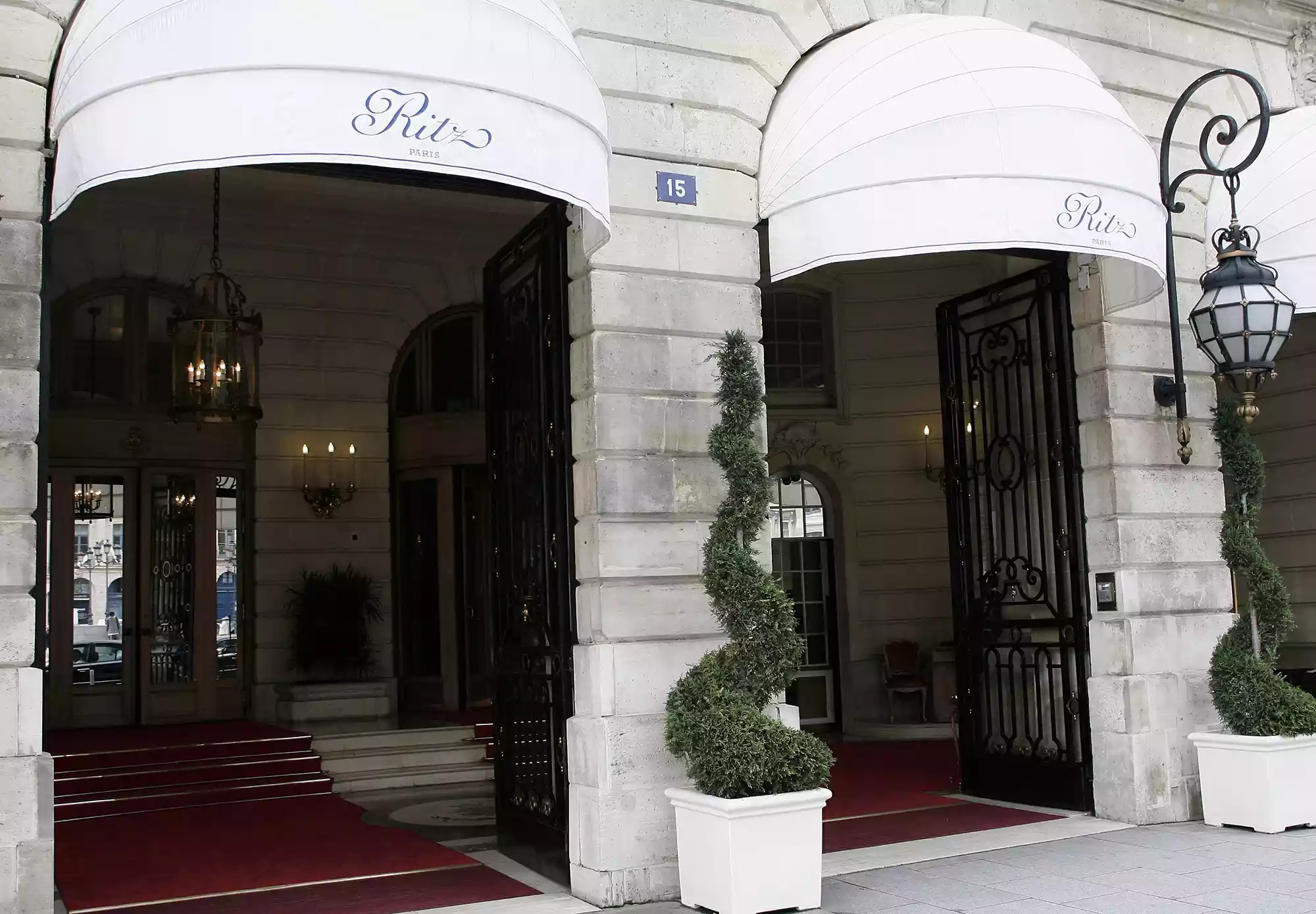 The Ritz Hotel in Paris.