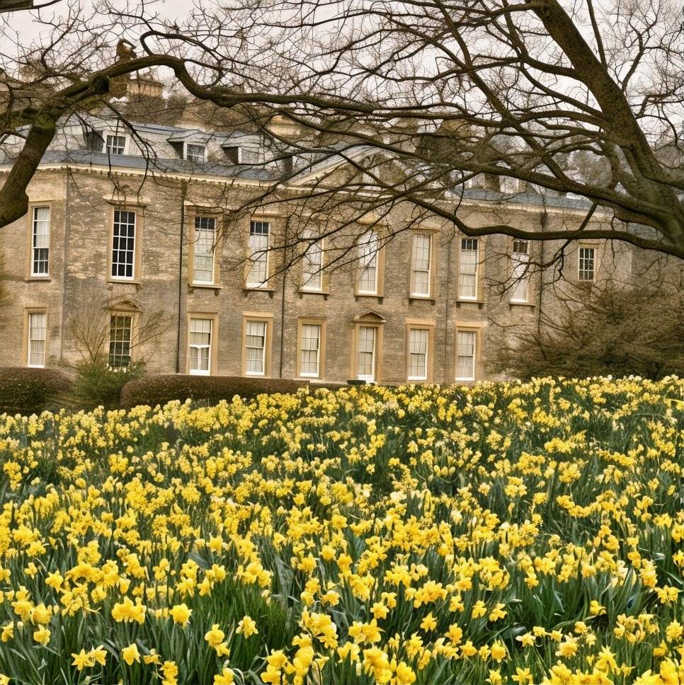 Side View of Althorp Estate in Northampton