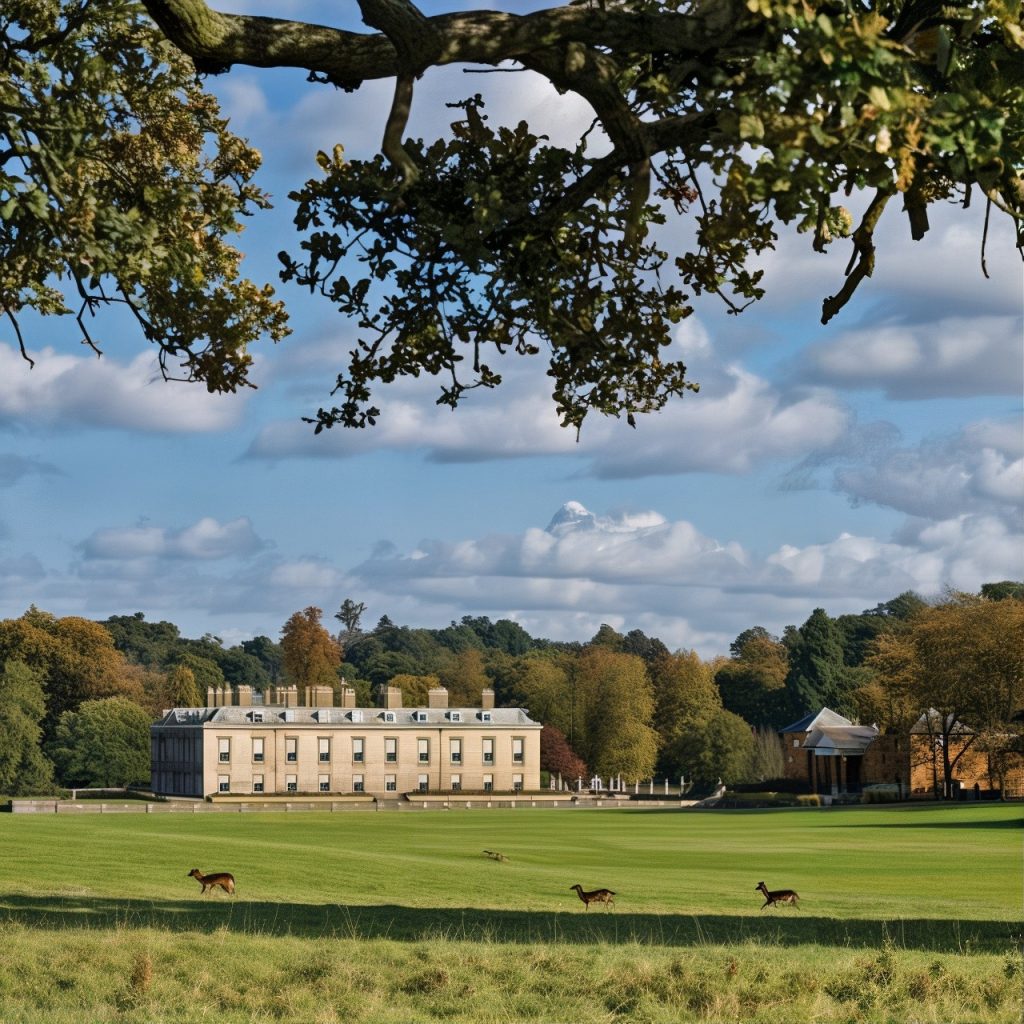 Side View of Althorp Estate in Northampton