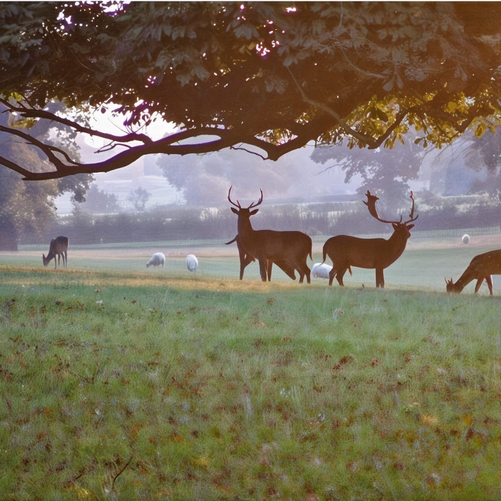 Deer Park of Althorp Estate in Northampton