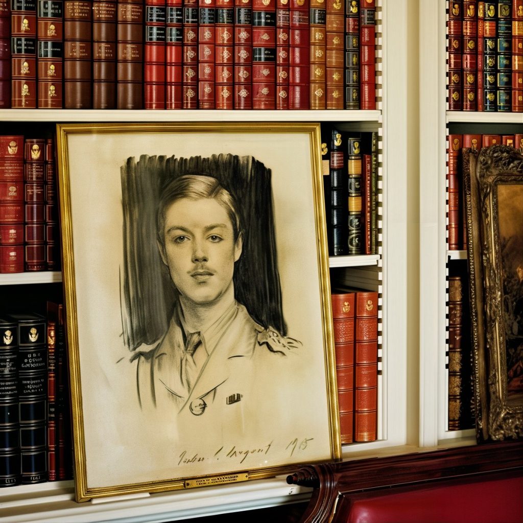 Library in Althorp Estate in Northampton