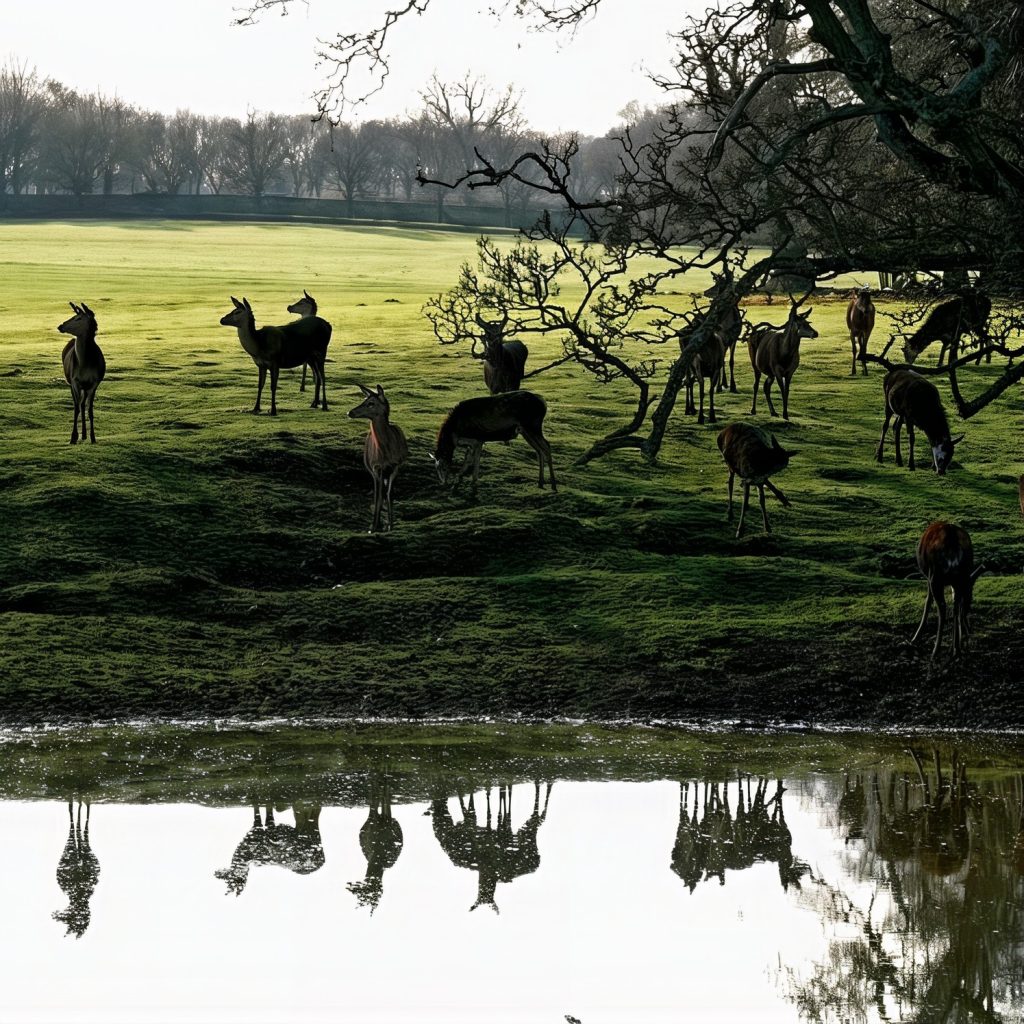 Deer Park of Althorp Estate in Northampton
